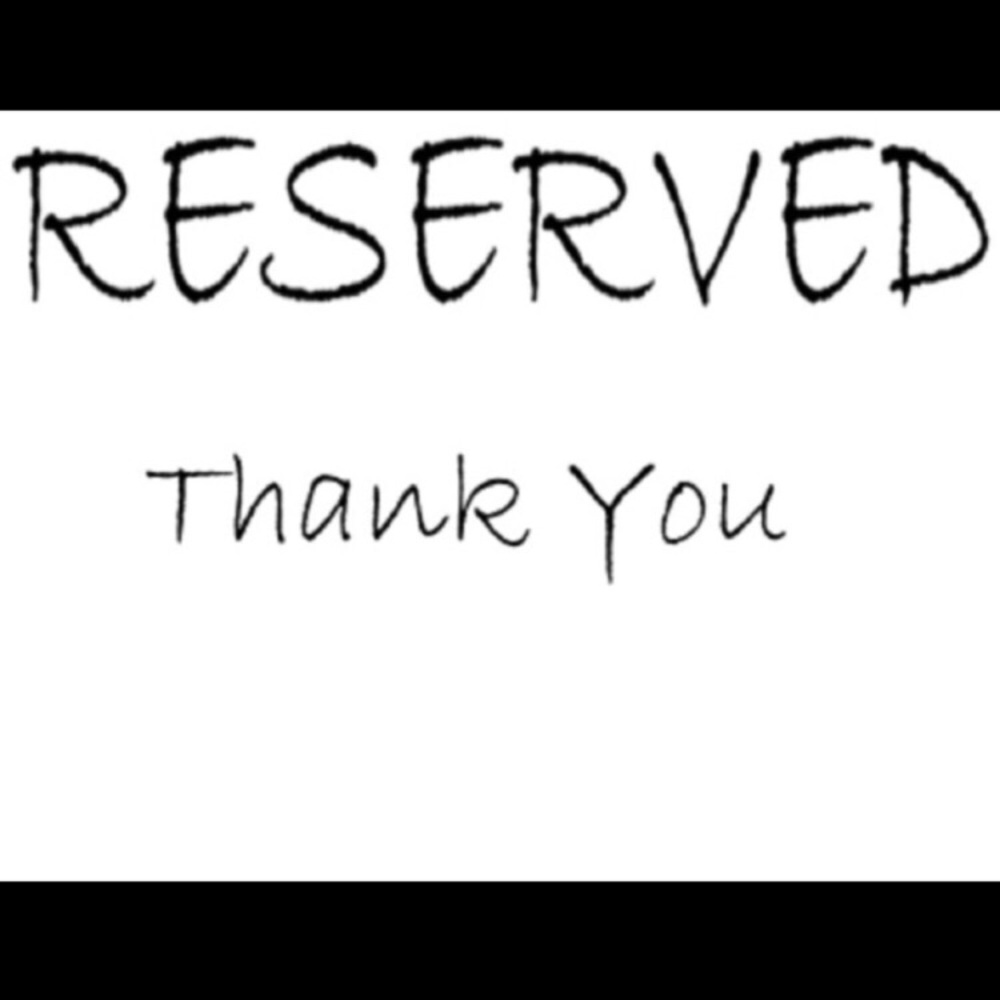 Reserved listing